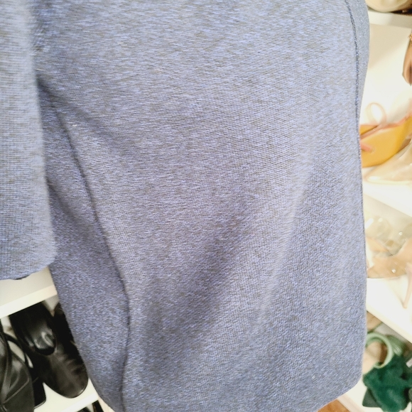 Zara knitted short sleeve blouse navy blue - Picture 5 of 8